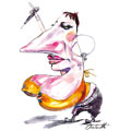 Diam's, caricature de Antonelli, réf. 0043-0018