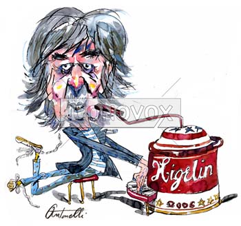 Jacques Higelin, caricature de Antonelli, réf. 0043-0029