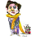 Taslima Nasreen, caricature de Antonelli, réf. 0043-0039