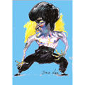 Bruce Lee, caricature de Antonelli, réf. 0043-0186