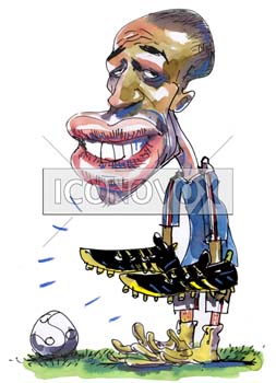 Thierry Henry, caricature de Antonelli, réf. 0043-0328