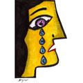 Salaire lacrymal, dessin de Bonjour, réf. 0030-0022