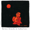 Le tueur de mouches de la pleine lune, dessin de Bonjour, réf. 0030-0045