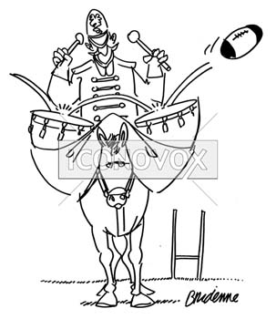 Cheval, dessin de Bridenne, réf. 0012-0277