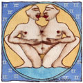 Gémaux, dessin de Christine Lesueur, réf. 0054-0124