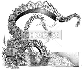 Aménagement du littoral, dessin de Gaüzère, réf. 0001-0342