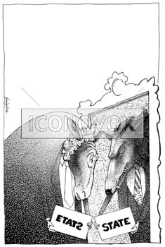 Hégémonie américaine, dessin de Gaüzère, réf. 0001-0356