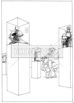 Le docteur Mengele, dessin de Gaüzère, réf. 0001-0431