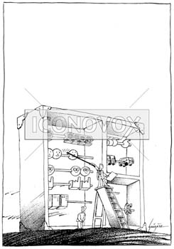 Gestion et équipement de l'entreprise, dessin de Gaüzère, réf. 0001-0461
