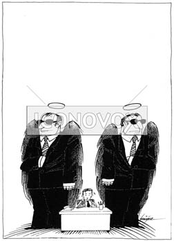 Les actionnaires, dessin de Gaüzère, réf. 0001-0468