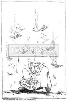 Des économies de bouts de chandelles, dessin de Gaüzère, réf. 0001-0472