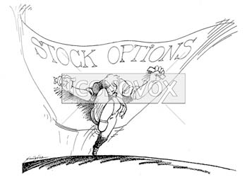 Stock options, dessin de Gaüzère, réf. 0001-0508