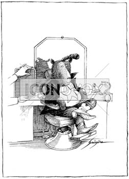 Salon de l'agriculture, dessin de Gaüzère, réf. 0001-0618