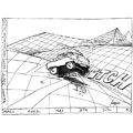 Assurance automobile, dessin de Gaüzère, réf. 0001-0731