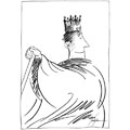 Les monarchies européennes, dessin de Gaüzère, réf. 0001-0837