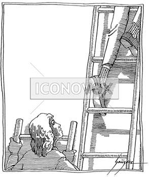 Inégalité homme-femme, dessin de Gaüzère, réf. 0001-0953