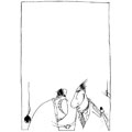 Les arrivistes, dessin de Gaüzère, réf. 0001-0967