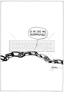 Responsabilité, dessin de Gaüzère, réf. 0001-0987