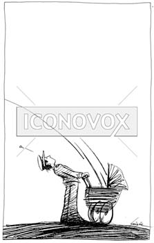 Demi-part supplémentaire, dessin de Gaüzère, réf. 0001-1093