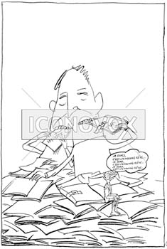 Impôts directs et indirects, dessin de Gaüzère, réf. 0001-1095
