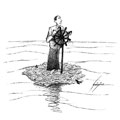 Presse économique, dessin de Gaüzère, réf. 0001-1431