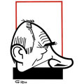 Vladimir Poutine, caricature de Gibo, réf. 0047-0018