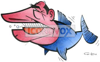 Jacques Chirac, caricature de Gibo, réf. 0047-0026