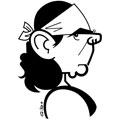Rafael Nadal, caricature de Gibo, réf. 0047-0054