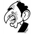 Eric Zemmour, caricature de Gibo, réf. 0047-0079