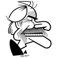 Yann-Arthus Bertrand, caricature de Gibo, réf. 0047-0088