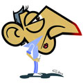 Serge Gainsbourg, caricature de Gibo, réf. 0047-0110