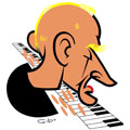 William Sheller, caricature de Gibo, réf. 0047-0112