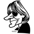 Jacques Dutronc, caricature de Gibo, réf. 0047-0116