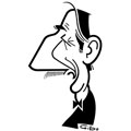 Jean Rochefort, caricature de Gibo, réf. 0047-0119