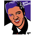 Elvis Presley, caricature de Gibo, réf. 0047-0121
