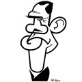 Barack Obama, caricature de Gibo, réf. 0047-0142