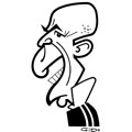 Thierry Henry, caricature de Gibo, réf. 0047-0146
