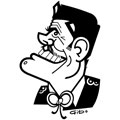 Guy Williams - Zorro, caricature de Gibo, réf. 0047-0166