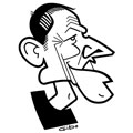 Lance Armstrong, caricature de Gibo, réf. 0047-0169