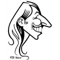 Maud Fontenoy, caricature de Gibo, réf. 0047-0174
