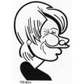 Nathalie Rihouet, caricature de Gibo, réf. 0047-0175