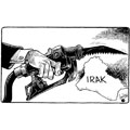 Craintes sur le découpage de l'Irak, dessin de Haddad, réf. 0018-0019