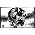 Terrorisme sur la Terre, dessin de Haddad, réf. 0018-0022