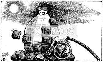 Décolonisation de Gaza, dessin de Haddad, réf. 0018-0027