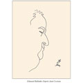 Édouard Balladur d'après Jean Cocteau, caricature de Hours, réf. 0048-0009