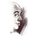 Alain Juppé, caricature de Hours, réf. 0048-0156