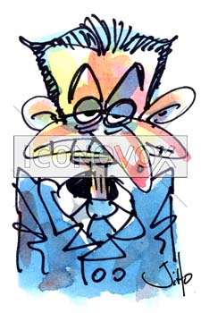 Nicolas Sarkozy, caricature de Jiho, réf. 0031-1235