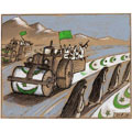 Talibans, dessin de Maja, réf. 0006-0031