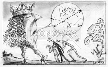 La Monoglossie, dessin de Maja, réf. 0006-0032