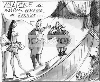 Les Molières, dessin de Maja, réf. 0006-0069